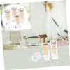SAFIGLE 4Pcs Transparent DIY Lipstick Tubes Refillable Lipstick Storage Containers