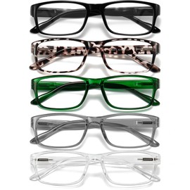 Gaoye Professional Reading Glasses for All Day - Computer Readers with Blue Light Protection - Value Pack