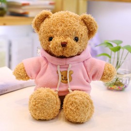 Plush Teddy Bear Animal Doll Toy Teddy Bear Pillow Fluffy Cute Stuffed Animal Body Pillow Funny Plush Room 40cm Decorative Birthday Style 12 Gift Girlfriend Valentine Small Body Pillow Stuffed Toy
