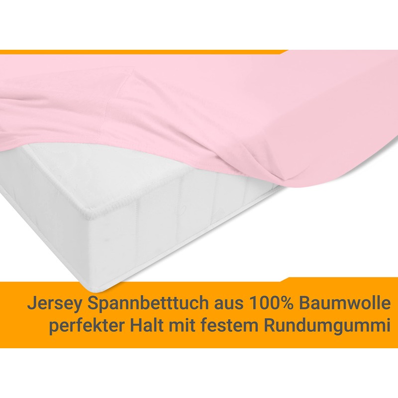 Classic Jersey Fitted Sheet Available In 34 Colours and 6