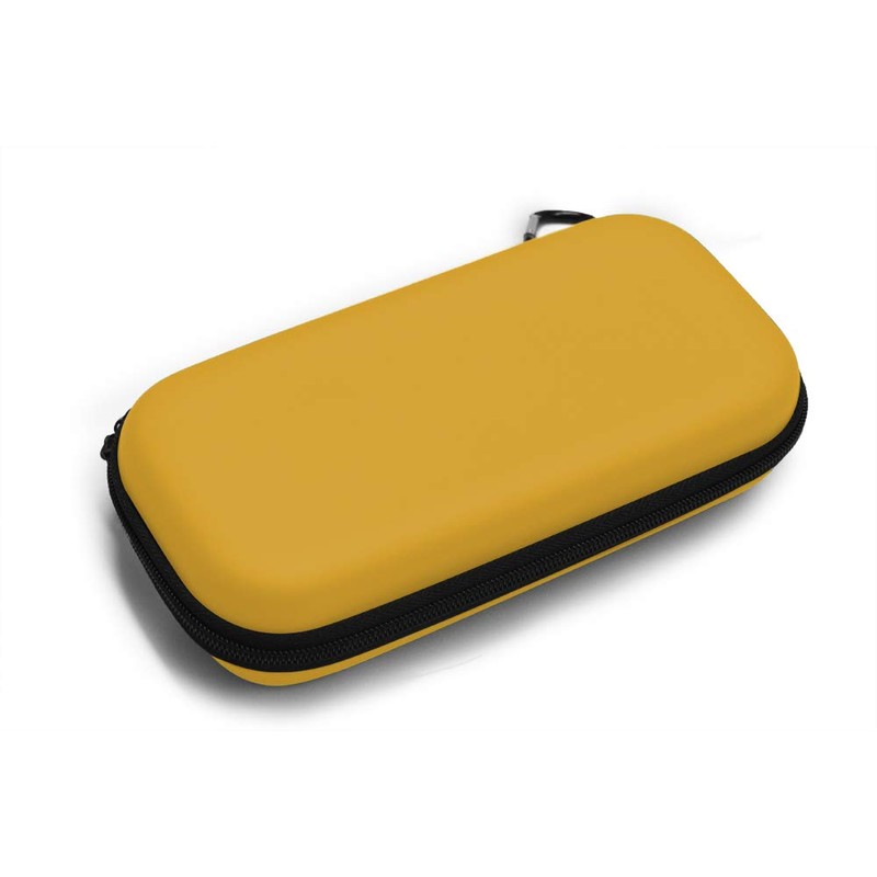 (Switch Lite用)セミハードポーチ(イエロー) - Switch Lite