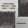 TARPAL Tarp 6x8 Heavy Duty Tarps (2Pack) 14mil D-Shaped Metal