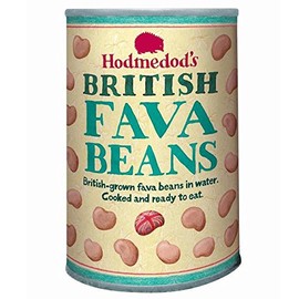 Hodmedods Whole Cooked Fava Beans in Water Can 400g (Pack of 2)