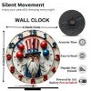10-Inch Custom Wooden Clock for a Carpenter with Tool Silhouettessheet