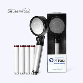 Daelim Bath DeClean ver 2 On/Off Filter Shower + 4 Filters SET / 대림바스 디클린 ver 2 온오프 필터 샤워기 + 필터 4개입 SET