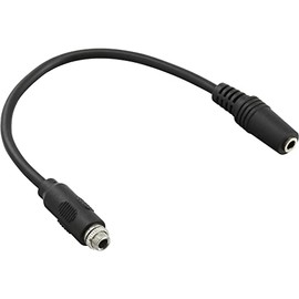 InLine 99303I Audio Adaptor Cable for Installation 1x with Thread, 3.5 mm Stereo Female/Female, 0.2 m