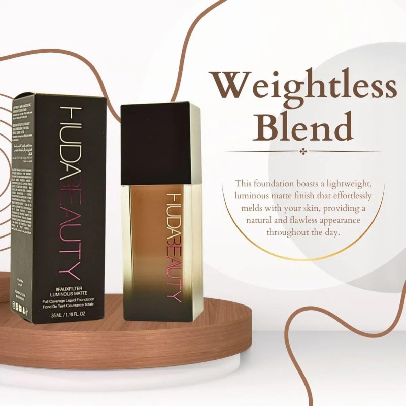 Hudabeauty Base Luminosa Mate Huda Beauty 200b Shortbread Ma