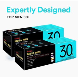 KQKQ Mega Men Vitapak Program 2PCS Men's 30+ Multivitamin Healthcare Supplement for Skin Support & Fitness 5-in-1 Health Benefits:_1 pcs