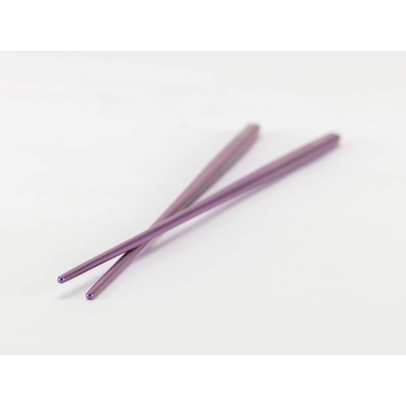 Snow Peak SCT-115-PL Titanium Tapered Chopsticks, Purple