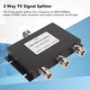 3 Way TV Signal Splitter Professional 698‑2700MHz 3 Way Power
