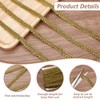 PH PandaHall 27.3 Yards Golden Braid Tirm for Sewing, 1/2