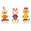 Inware – Patère, crochet mural, Patère, Lot de 3, motifs