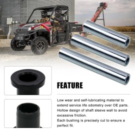 Ryanstar Racing Heavy Duty A-Arm Control Arm Bushing Kit for Polaris Ranger XP 800 2010-2014