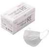 Utsunomiya Seisaku Singer Surgical Masks RE, White, 50-count RE3ELR-WB