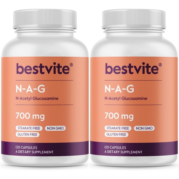 N-Acetyl Glucosamine (N-A-G) 700Mg (240 Capsules)(120 X 2)