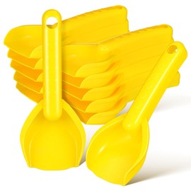 Lurrose Sandbox Scoop, Shovel for Kids, 7.1 inches (18 cm), Set of 10, Plastic, Play in Snow, Dry Fishing, Potato Digging, Lightweight, Beach, Beach, Beach, Beach, Nursery School