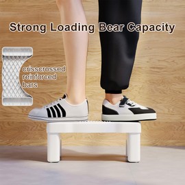 Premium Toilet Stool Squat for Adults, Non-Slip Squatting Poop Stool for Bathroom, Portable Toilet Pooping Stool for Adult/Kids, 7 Inch Potty Foot Step, US Patented