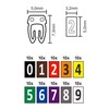 MC Power Cable Marker Clips for Cables up to 4