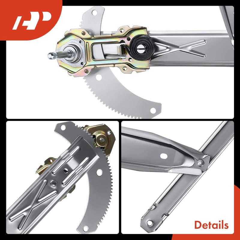 A-Premium Manual Window Regulator Compatible with Honda Civic 1996-2000 2