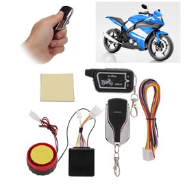 Remote Start System Two Way Vibration Sound Alert Motorcycle 2 Way Alarm System Motorbike Silent Mode
