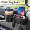 Car Cup Holder & Phone Organizer for Side Door Storage