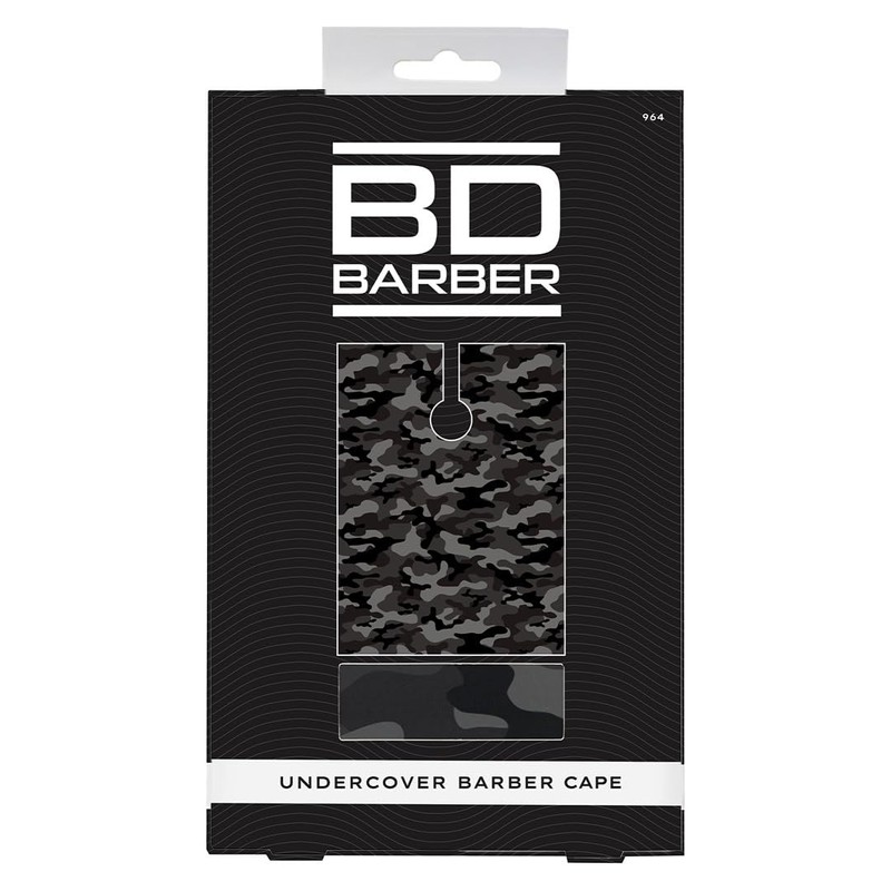 BD Barber Undercover Barber Cape - Snap Closure, Water-Resistant, Lightweight