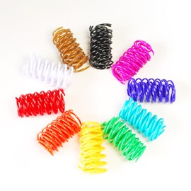JoyArrive 40Pcs 10 Colors Box Stored Springs for Indoor Cats, Cats Coil, Cat Interactive Toys, Cat Swatting Toy, Self-Play Toys, Hunting Toy, Kitten Spring