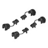 100Pcs Nylon Wire Grommet Strain Relief Bushing Electric Cable Fixing