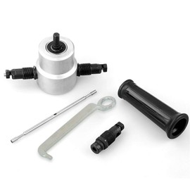 1 Set Metal Cutting Double Head Sheet Nibbler Saw Cutter Tool Sets Drill Attachment Cutting Tools Accessories