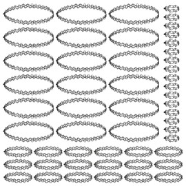 Celiodd 16 Sets Choker Necklace Women, 90s Accessories, Tattoo Chain 90s, Choker Chain, Tattoo Chain, Choker, 90s, 90s Accessories, Versatile Style, Suitable for Men and Women, Acrylic