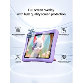 Screen Protector for plimpton Kids 20 Upgraded Android 14 Tablet 10 inch for Kids Tablet,Anti-Scratch 9H Hardness Touch Sensitive 2.5D Rounded Edges Bubble Free Easy to Install,2 Pack.
