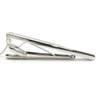 DAKS Onyx & White Butterfly Diamond Check Tie Bar Tie