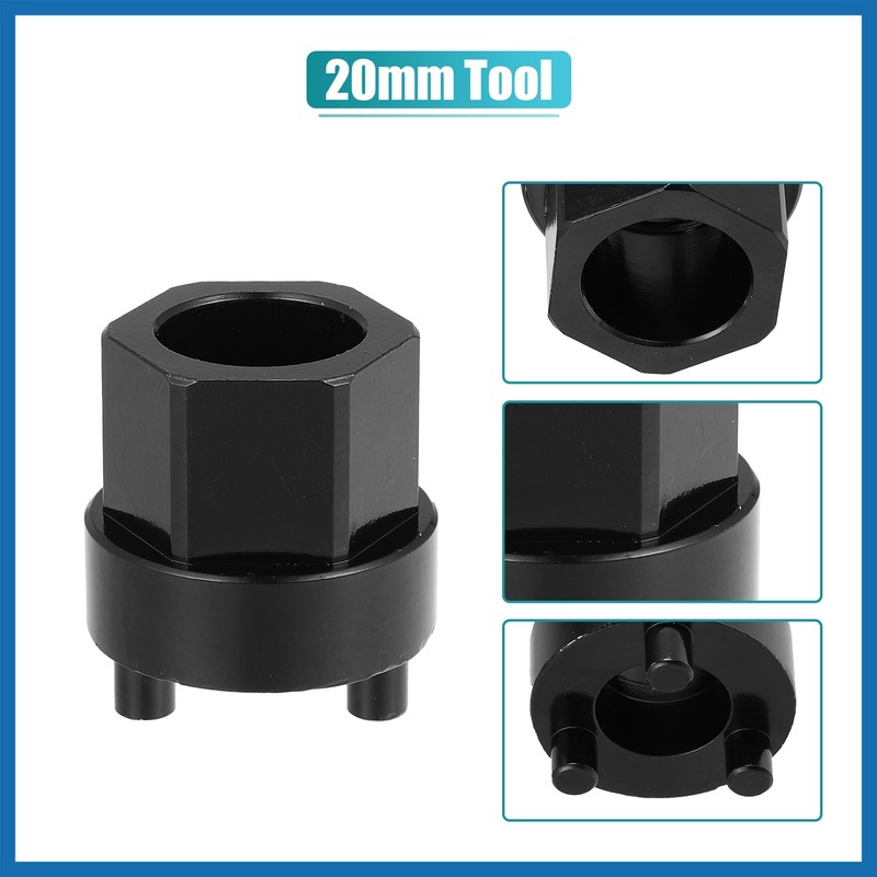 A ABSOPRO 1 Set 20mm A/C Compressor Clutch Hub Remover