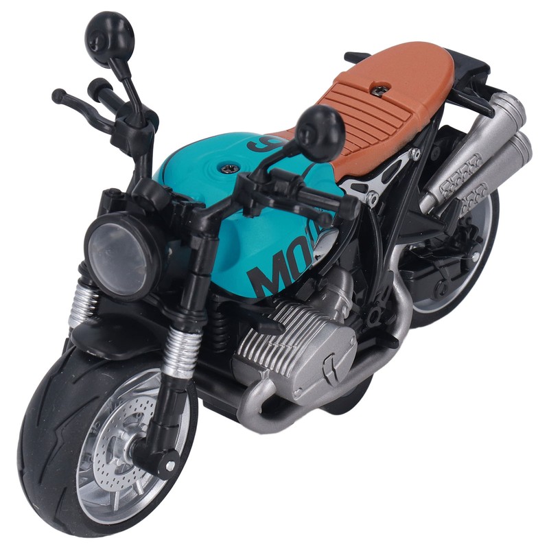 1:12 Pull Back Motorcycle Toy Cool Retro Motorcycle Toy with