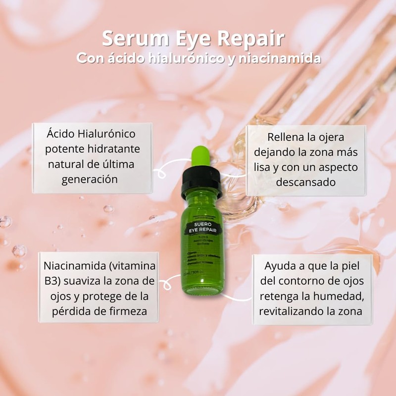Suero Eye Repair suero para ojeras, bolsas en los ojos,