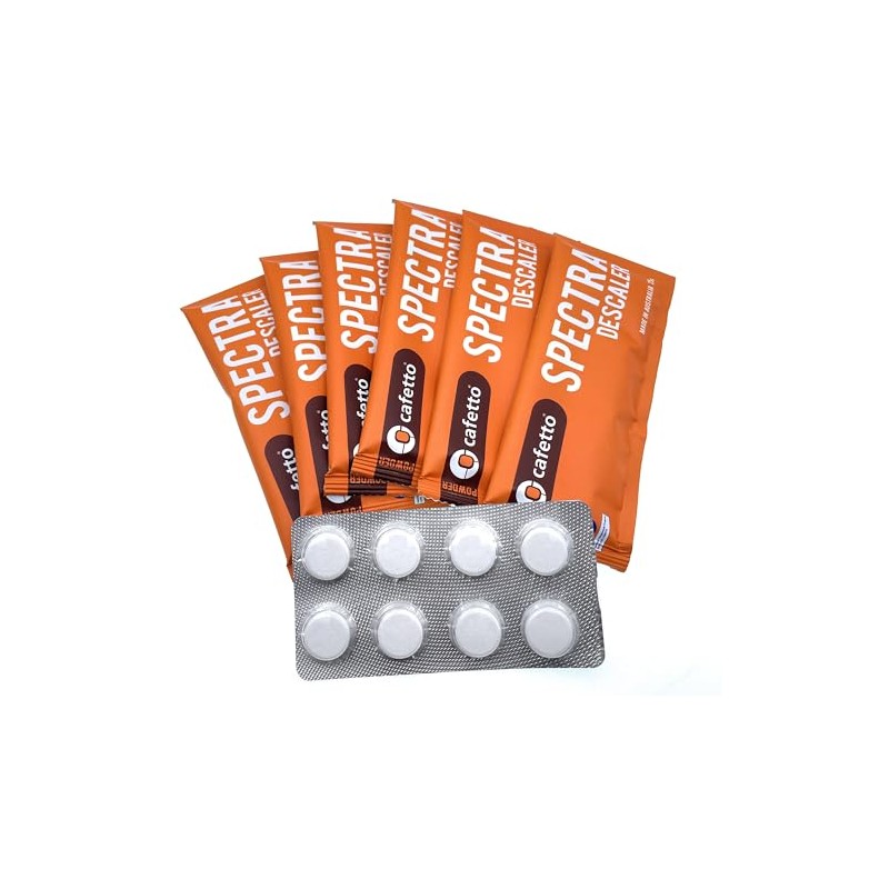 Cino Cleano Espresso Machine Cleaning and Descaling Bundle of 8
