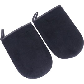 Healeved 2 Piezas Aplicar Guantes de Autobronceador Guante Sol para Bronceado Negros