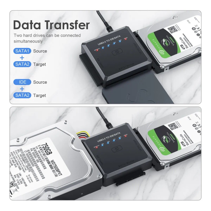 Adaptador Discos Duros Para Clone Usb 3.0 A Ide Sata