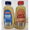 Burmans Spicy Brown & Dijon Mustard 12oz 340g (Two Bottles)