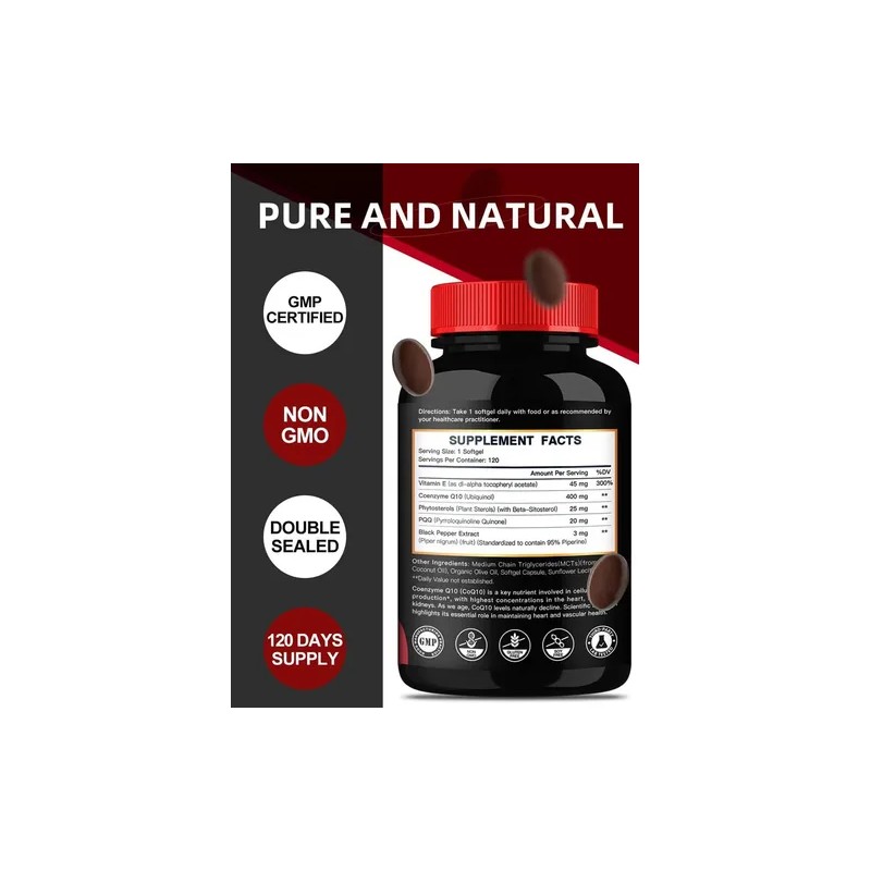 Ubiquinol Dr Foster: Suplemento CoQ10 400 Mg para Salud Cardiovascular