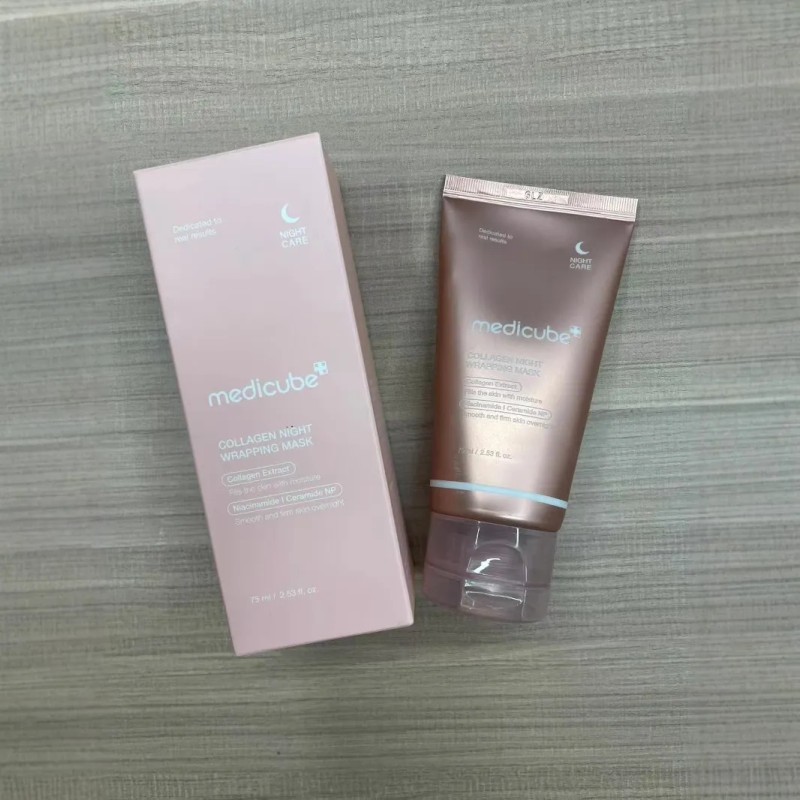 Mascarilla Exfoliante Medicube Collagen Overnight Pack 75 Ml