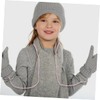WOONEKY Ski Glove Lanyard Mitten Clips Straps Winter Boys and