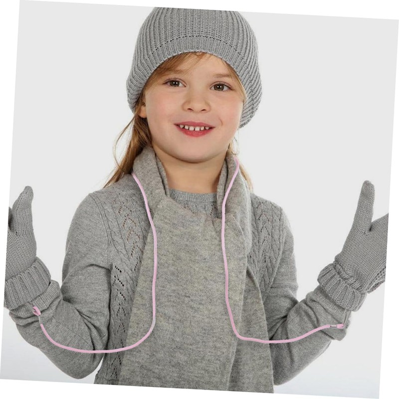 WOONEKY Ski Glove Lanyard Mitten Clips Straps Winter Boys and