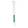 Green Swing 70mm White & Green Bamboo Golf Tees 30pcs