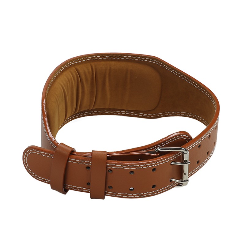 Weight Lifting Belt Waist Protection Adjustable Weightlifting Belt Brown for