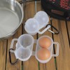 Wvapzwr 2Pcs Eggs Carrier Egg Case, Portable Egg Storage Box
