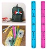 2 Pieces Flexible Ruler, 30cm/12inch Plastic Ruler Shatterproof Straight Edge