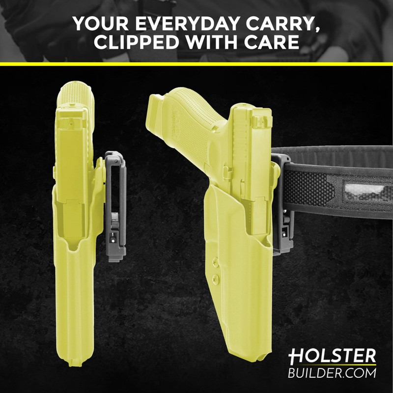 HolsterBuilder Combat-Loops, Holster Belt Clip Polymer Attachment, Outdoor Loops with