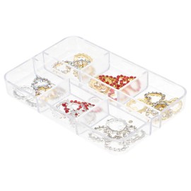 IWOWHERO 30pcs Heart Nail Charms Nail Art Rhinestones Gems for DIY Decorations Accessories Valenti