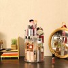 Cq acrylic 360 Degree Rotating Makeup Organizer for Bathroom,4 Tier